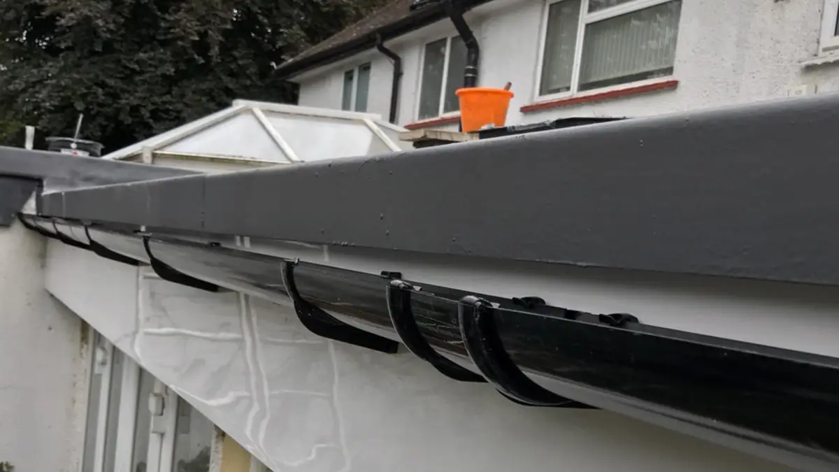 New fascias, soffits and gutters fitted by City Building and Roofing Ltd
