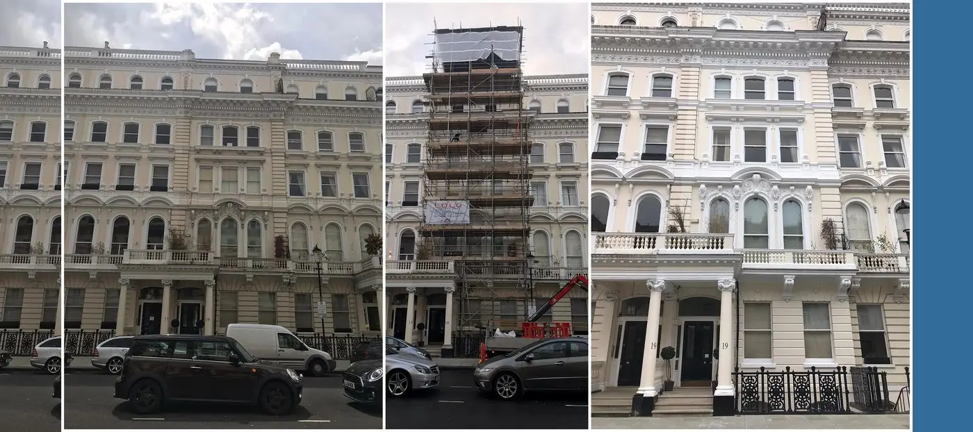 Completed roofing work on a London property by City Building and Roofing Ltd