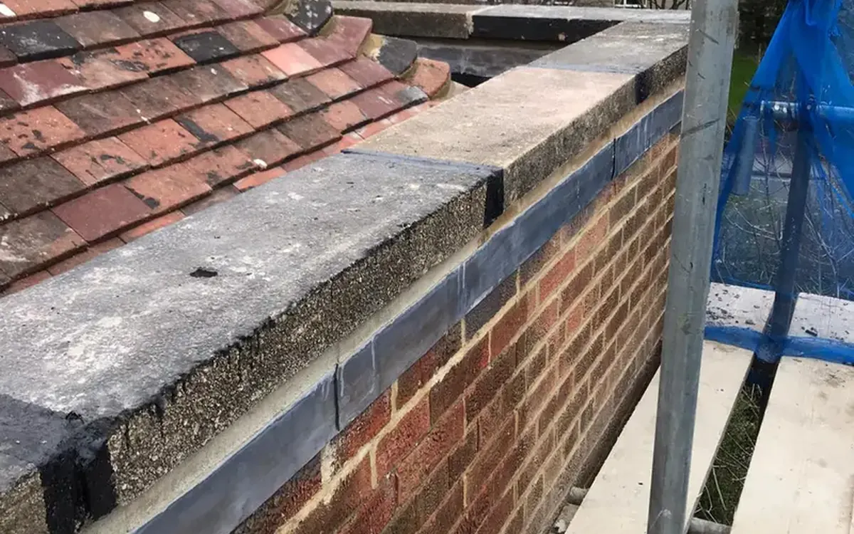 Brickwork and repointing on a London property by City Building and Roofing Ltd