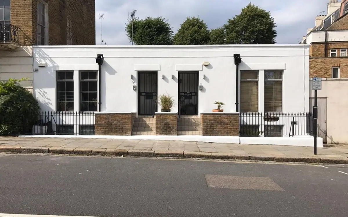Exterior renovation works on a London property by City Building and Roofing Ltd