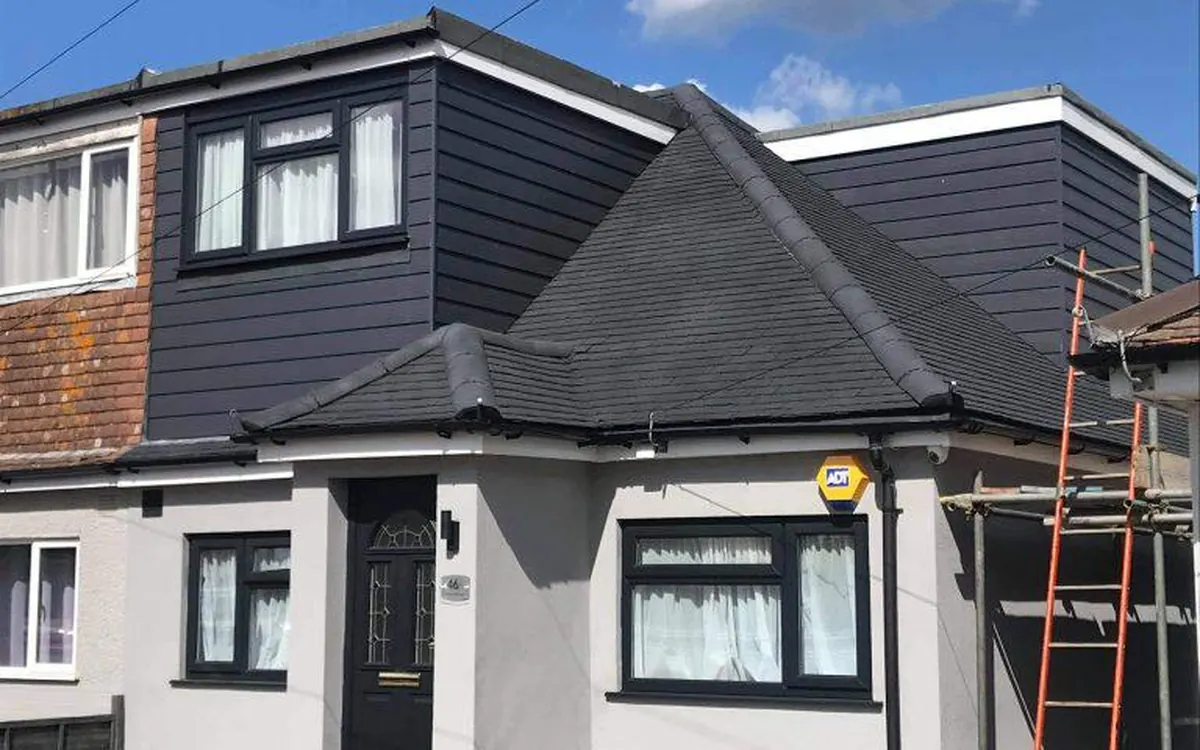 Refurbished pitched roof in London by City Building and Roofing Ltd