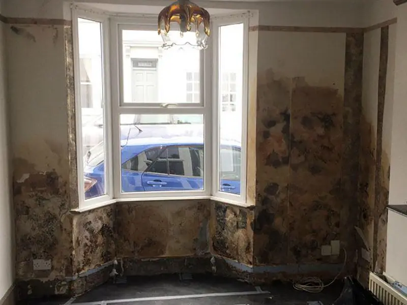 Damp course injection completed in a London property by City Building and Roofing Ltd