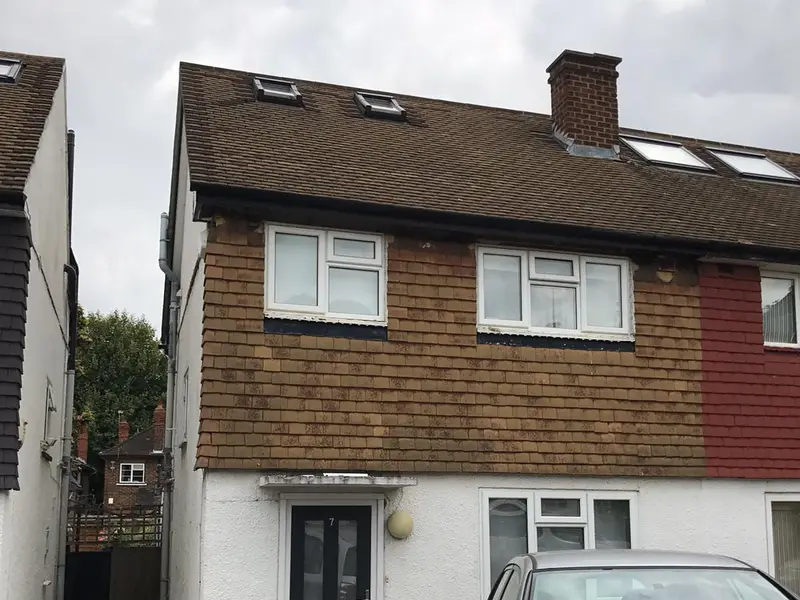New roof works on a London terraced house by City Building and Roofing Ltd