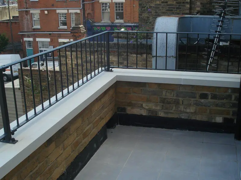 Premium roof terrace built in London by City Building and Roofing Ltd