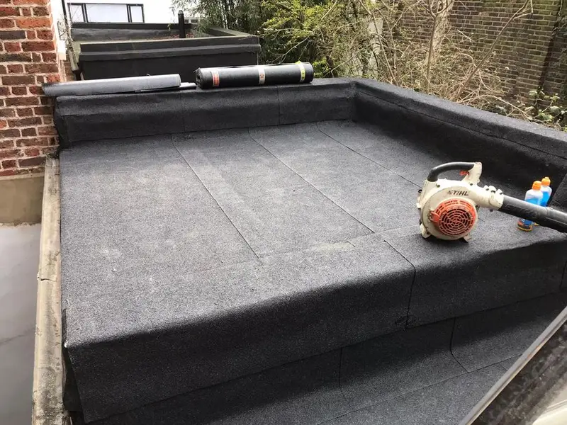 Felt flat roof in Shepperton by City Building and Roofing Ltd