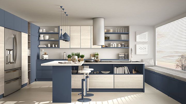 New kitchen installation in Kensington flat refurbishment by City Building and Roofing Ltd
