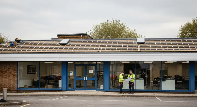 Commercial building works in London by City Building and Roofing Ltd