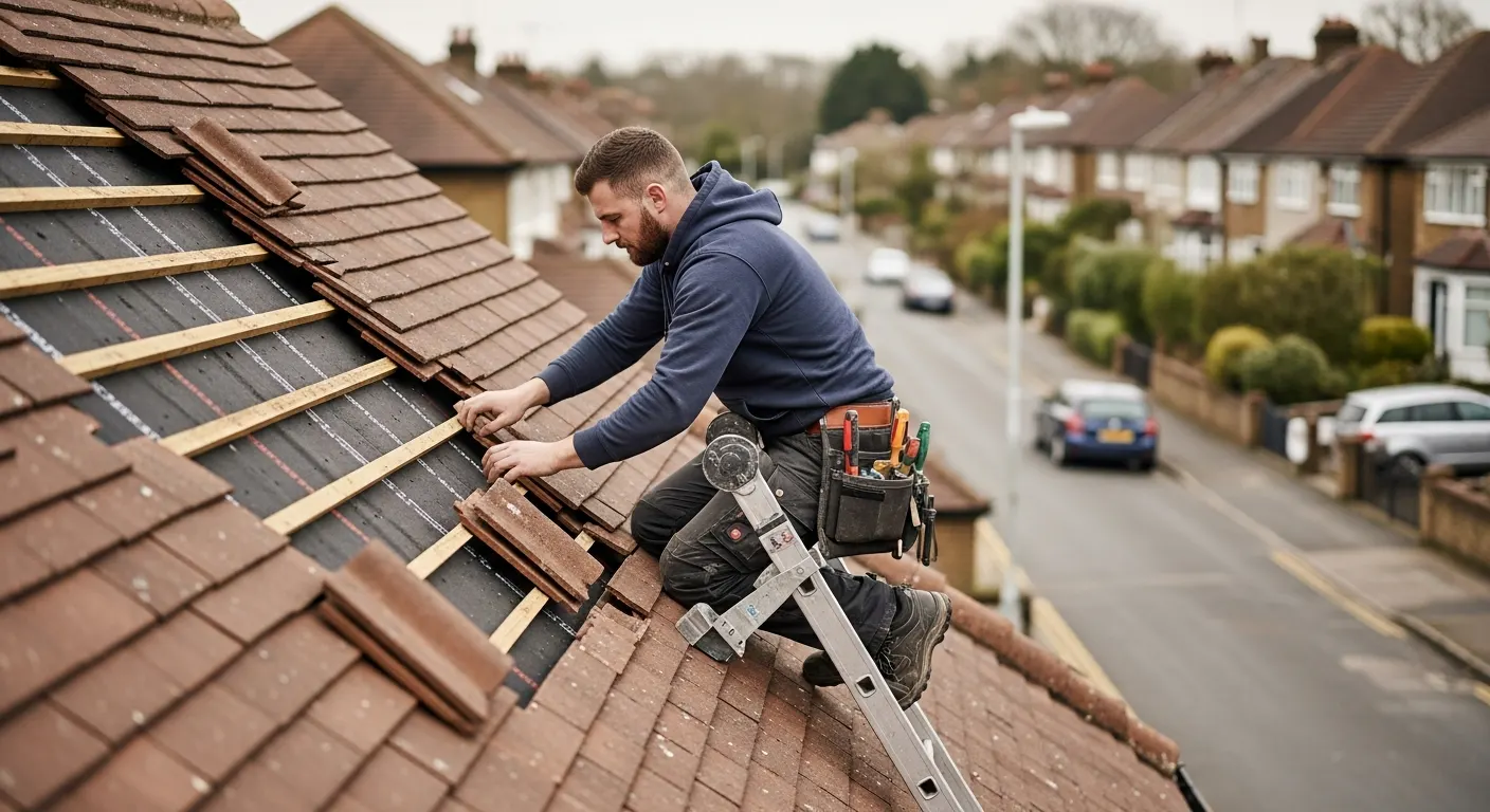 Roof leak repair work by City Building and Roofing Ltd in London